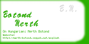 botond merth business card